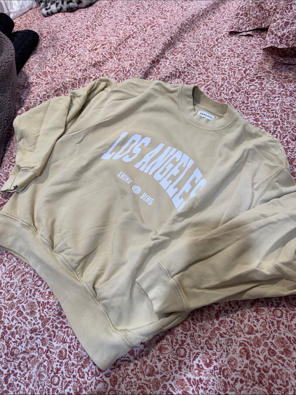 Anine Bing Los Angeles Crewneck Sweatshirt - Picture 1 of 4